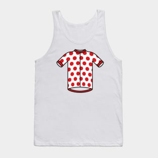 Polka Dot Climbers Cycling Jersey Tank Top